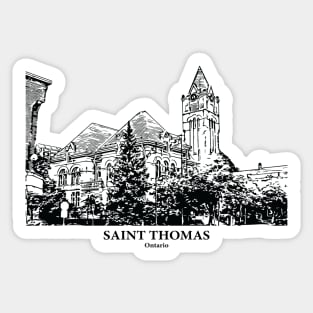 Saint Thomas - Ontario Sticker